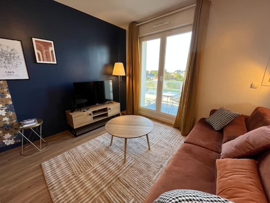 Dahlia, Appt Cosy Avec Parking Et Balcon Apartment Caen Luaran gambar