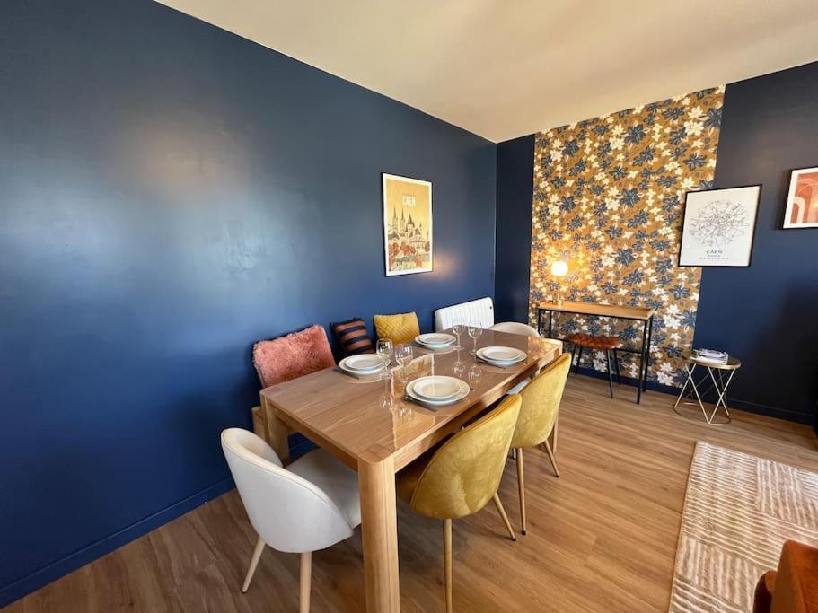 Dahlia, Appt Cosy Avec Parking Et Balcon Apartment Caen Luaran gambar